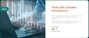 Trade with total transparency with Vantage FX RAW ECN Account.